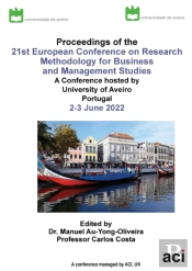 Ecrm2022 - Proceedings Of The 21st Conference On Research Methodology