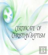 Ecumenical Certificate Of Baptism
