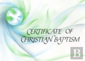 Ecumenical Certificate Of Baptism