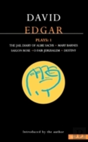 Edgar Plays'Jail Diary Of Albie Sachs'; 'Mary Barnes'; 'Saigon Rose'; 'O Fair Jerusalem'; 'Destiny'