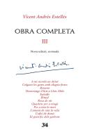 Edició Crítica, Vicent Andrés Estellés, Volum 3