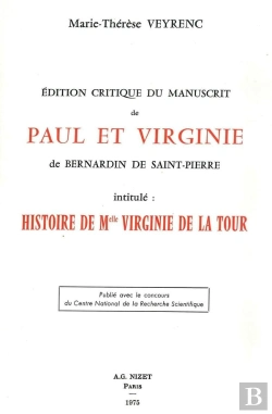 Bertrand.pt - Édition Critique Du Manuscrit De Paul Et Virginie De Bernardin De Saint-Pierre Intitulé: 