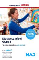 Educador Infantil Grupo Iii Temario Especifico V.2 Comunidad De Madrid
