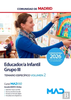 Bertrand.pt - Educador Infantil Grupo Iii Temario Especifico V.2 Comunidad De Madrid