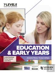 Education And Early Years T Level: Assisting Teaching