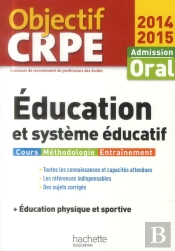 Education Et Systeme Educatif ; + Education Phyique Et Sportive ; Admission Oral (Edition 2014/2015)