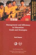 Education In Developing Asia V 2 - Management And Efficiency In Education - Goals And Strategies