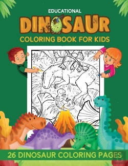 Bertrand.pt - Educational Dinosaur Coloring Book For Kids