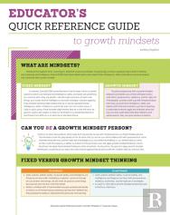 Educator'S Quick Reference Guide To Growth Mindsets