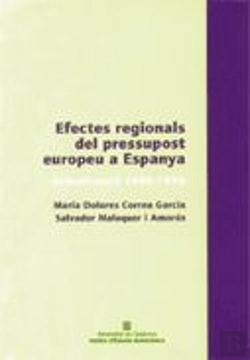 Bertrand.pt - Efectes Regionals Del Pressupost Europeu A Espanya. Actualitzacio 1986-1999