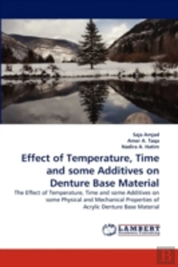 Bertrand.pt - Effect Of Temperature, Time And Some Additives On Denture Base Material