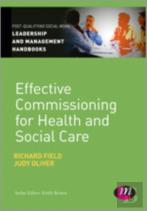 Effective Commissioning In Health And Social Care