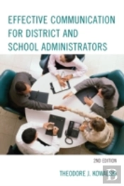 Effective Communication For District And School Administrators