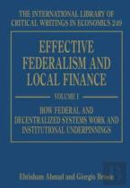 Effective Federalism And Local Finance
