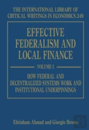 Effective Federalism And Local Finance