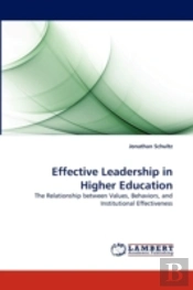 Effective Leadership In Higher Education