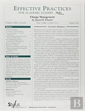 Effective Practices For Academic Leaders, Volume 1 Issue 8