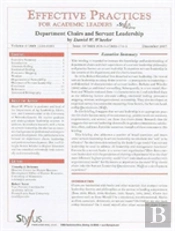 Effective Practices For Academic Leaders, Volume 2 Issue 12