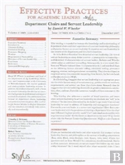 Bertrand.pt - Effective Practices For Academic Leaders, Volume 2 Issue 12
