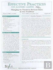 Effective Practices For Academic Leaders, Volume 2 Issue 8