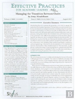 Bertrand.pt - Effective Practices For Academic Leaders, Volume 2 Issue 8