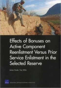 Bertrand.pt - Effects Of Bonuses On Active Component Reenlistment Versus Prior Service Enlistment In The Selected Reserve