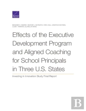 Effects Of The Executive Development Program And Aligned Coaching For School Principals In Three U.S. States