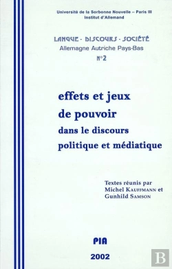 Bertrand.pt - Effets Et Jeux De Pouvoir Dans Le Discours Politique Et Mediatique