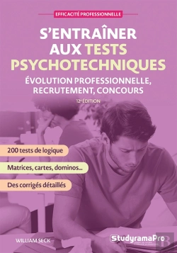 Bertrand.pt - Efficacité Professionnelle : S'Entraîner Aux Tests Psychotechniques : Évolution Professionnelle - Recrutement - Concours