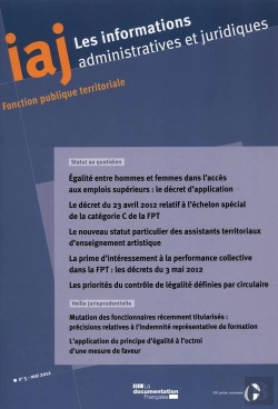 Bertrand.pt - Égalité Entre Hommes Et Femmes Dans L'Accès Aux Emplois Supérieurs : Le Décret D'Application (Iaj N.5 - Mai 2012)