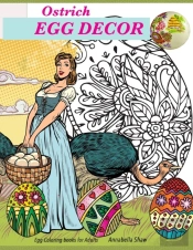 Egg Coloring Books For Adults Ostrich Egg Decor