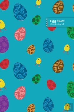 Bertrand.pt - Egg Hunt Lifestyle Journal, Blank Write-In Notebook, Dotted Lines, Wide Ruled, Size (A5) 6 X 9 In (Royal Blue)