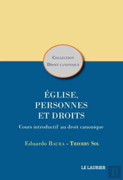 Bertrand.pt - Eglise, Personnes Et Droits : Cours Introductif Au Droit Canonique