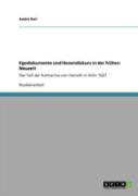 Egodokumente Und Hexendiskurs In Der Frahen Neuzeit
