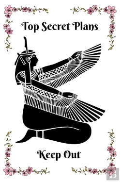 Bertrand.pt - Egyptian Goddess Ma'At Planner With Pink Border