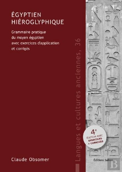 Bertrand.pt - Egyptien Hieroglyphique - Grammaire Pratique Du Moyen Egyptien Avec Exercices D'Application Et Corri