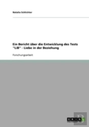 Ein Bericht Uber Die Entwicklung Des Tests 'Lib' - Liebe In Der Beziehung