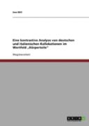 Eine Kontrastive Analyse Von Deutschen Und Italienischen  Kollokationen Im Wortfeld Ã¢Â‚¬Å¾Korperteile''