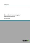 Eine Kritische Betrachtung Der Motivationstheorien