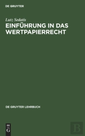 Einf Hrung In Das Wertpapierrecht