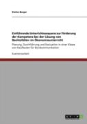 Einfahrende Unterrichtssequenz Zur Faã‚Â¶Rderung Der Kompetenz Bei Der Laã‚Â¶Sung Von Rechtsfaã‚Â¤Llen Im A-Konomieunterricht