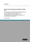 Einsatz Der Social Network Analysis Im Web 2.0