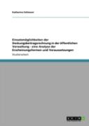 Einsatzmoglichkeiten Der Deckungsbeitragsrechnung In Der Offentlichen Verwaltung - Eine Analyse Der Erscheinungsformen Und Voraussetzungen