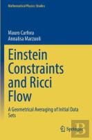 Einstein Constraints And Ricci Flow