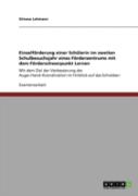 Einzelforderung Einer Schulerin Im Zweiten Schulbesuchsjahr Eines Forderzentrums Mit Dem Forderschwerpunkt Lernen
