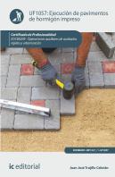 Ejecucion De Pavimentos De Hormigon Impreso. Eocb0209 - Oper