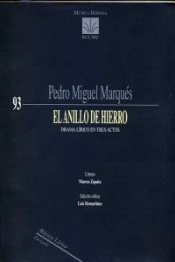 El Anillo De Hierro (Drama Lirico En Tres Actos) 