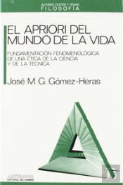 El Apriori Del Mundo De La Vida