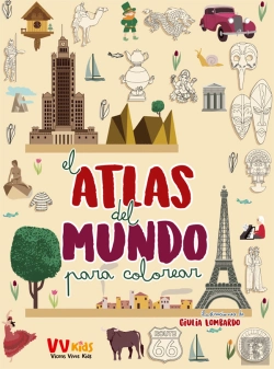 Bertrand.pt - El Atlas Del Mundo Para Colorear (Vvkids)