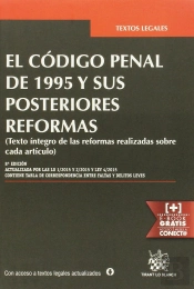 El Código Penal De 1995 Y Sus Posteriores Reformas 8ª Ed. 2015